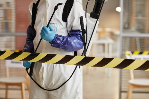 Professional Biohazard Cleanup technician working in Clearfield, UT